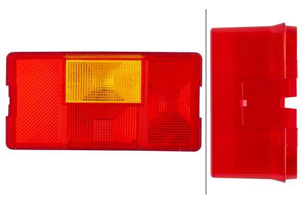HELLA 9EL 137 792-031 Lichtscheibe, Heckleuchte - rechts