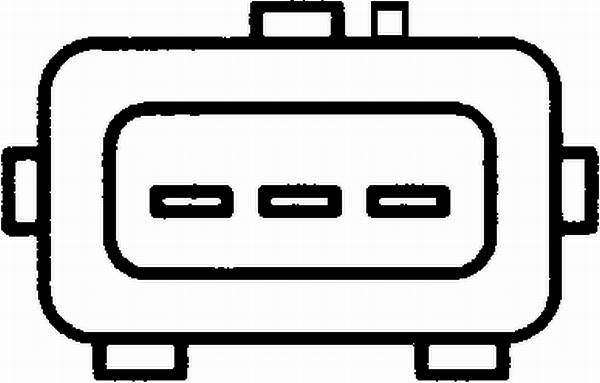 HELLA 6PX 008 476-331 Sensor, Drosselklappenstellung - 12V - 3-polig - Steckergehäuseform: rechtecki
