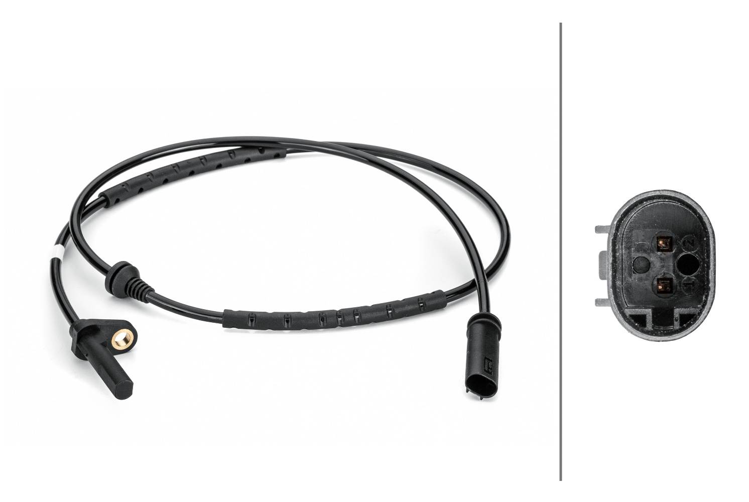 HELLA 6PU 012 806-481 Sensor, Raddrehzahl - 2-polig - Hinterachse beidseitig - Gesamtlänge1069mm