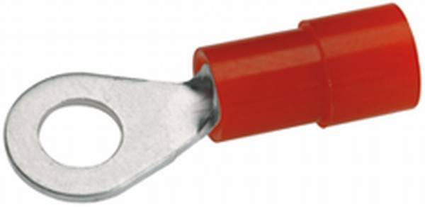 HELLA 8KW 178 042-012 Leitungsverbinder - rot - von: 0.5mm² - bis: 1.5mm² - Ringverbinder - M4 - Boh