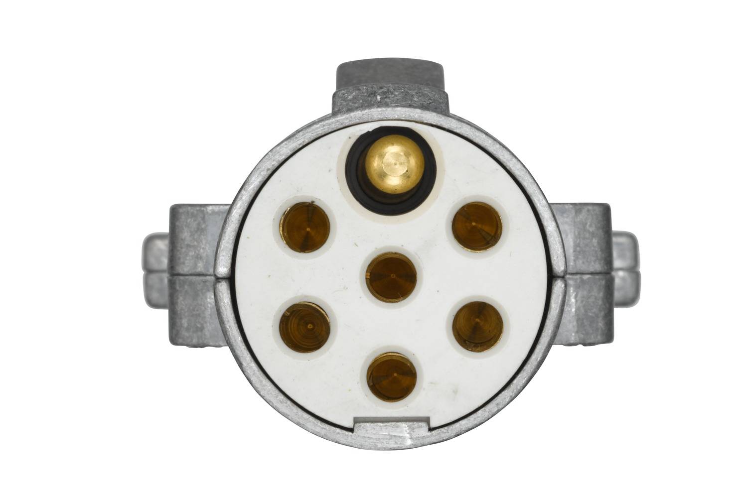 HELLA 8JA 003 832-001 Stecker - 7-polig - Stecker: Schraubkontakt - Metall - DIN/ISO: 3731