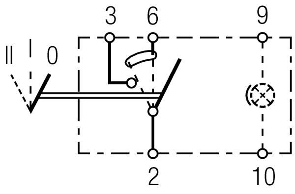 HELLA 6RH 007 832-441 Schalter - Kippbetätigung - Ausstattungsvar.: II+I-0 - Anschlussanzahl: 3