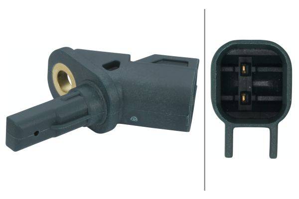 HELLA 6PU 012 039-981 Sensor, Raddrehzahl - 12V - Vorderachse beidseitig