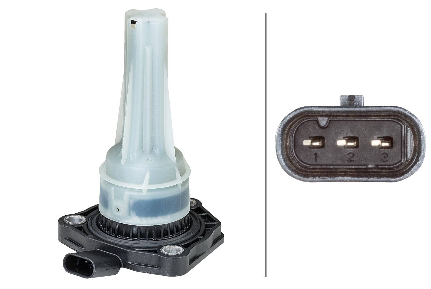 HELLA 6PR 012 525-701 Sensor, Motorölstand - 3-polig - mit Dichtung