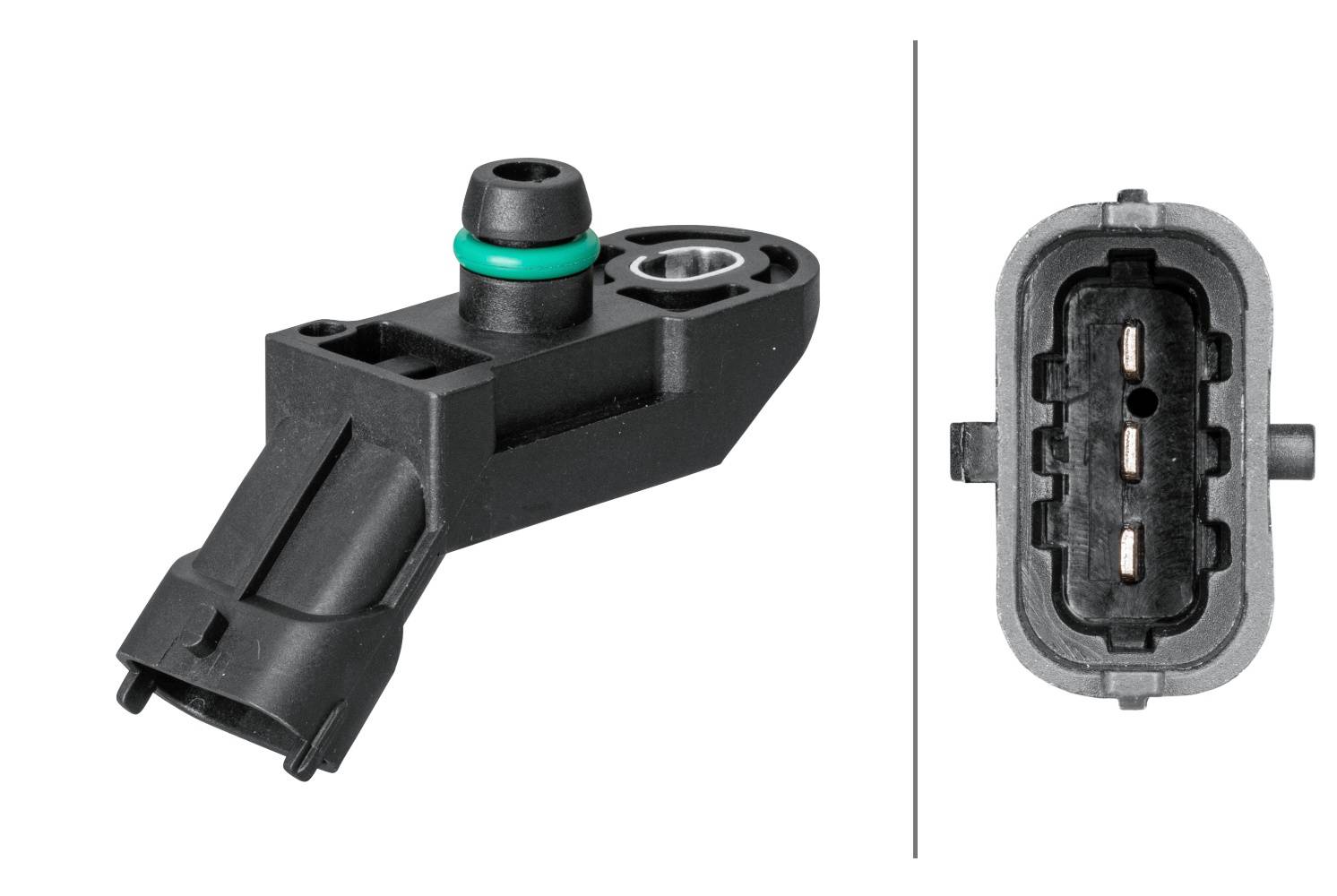 HELLA 6PP 009 400-111 Sensor, Ladedruck - 3-polig - geschraubt