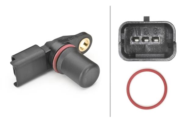 HELLA 6PU 009 146-611 Sensor, Nockenwellenposition - 12V - ohne Kabel
