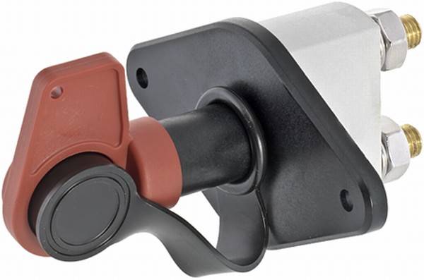 HELLA 6EK 002 843-111 Hauptschalter, Batterie - Drehbetätigung - 24V - Anschlussanzahl: 2 - geschrau