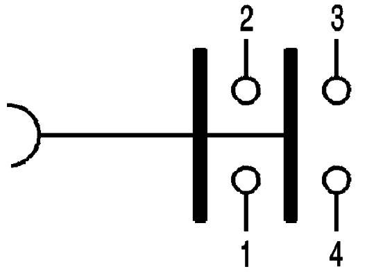 HELLA 6EK 002 843-161 Hauptschalter, Batterie - Drehbetätigung - 24V - geschraubt - Zwillingsschließ