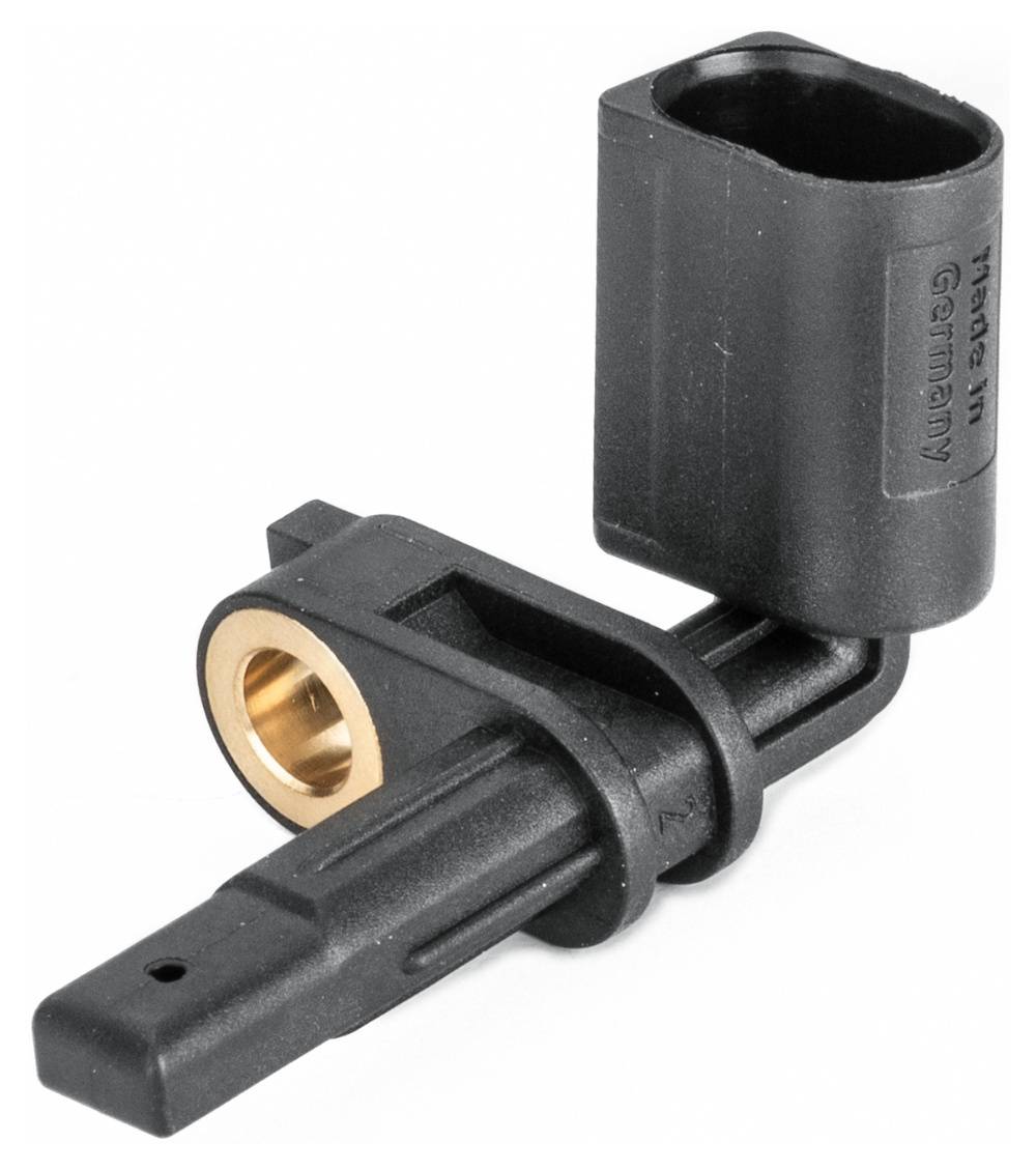 HELLA 6PU 012 806-411 Sensor, Raddrehzahl - 2-polig - vorne und hinten - Gesamtlänge57mm - Steckerge
