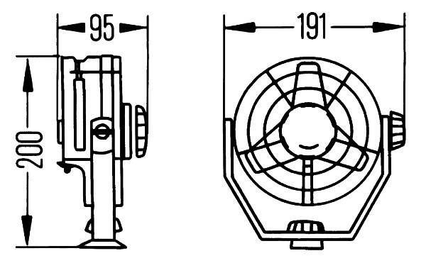 HELLA 8EV 003 361-011 Innenraumgebläse - Turbo - 24V