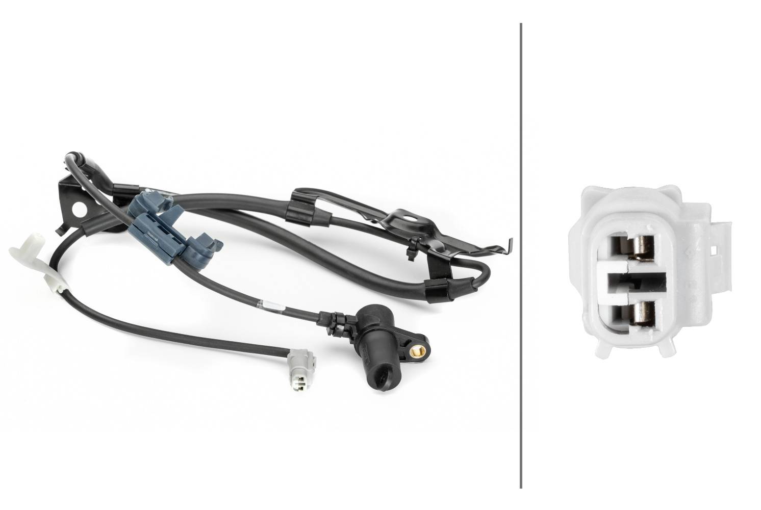 HELLA 6PU 230 040-731 Sensor, Raddrehzahl - 2-polig - vorne - mit Halter