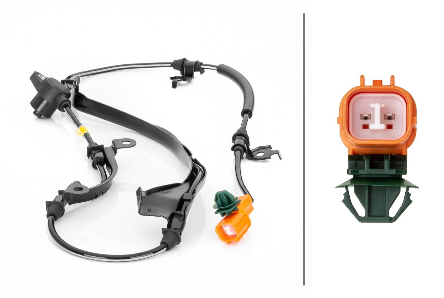 HELLA 6PU 230 040-871 Sensor, Raddrehzahl - 2-polig - Hinterachse rechts - mit Halter
