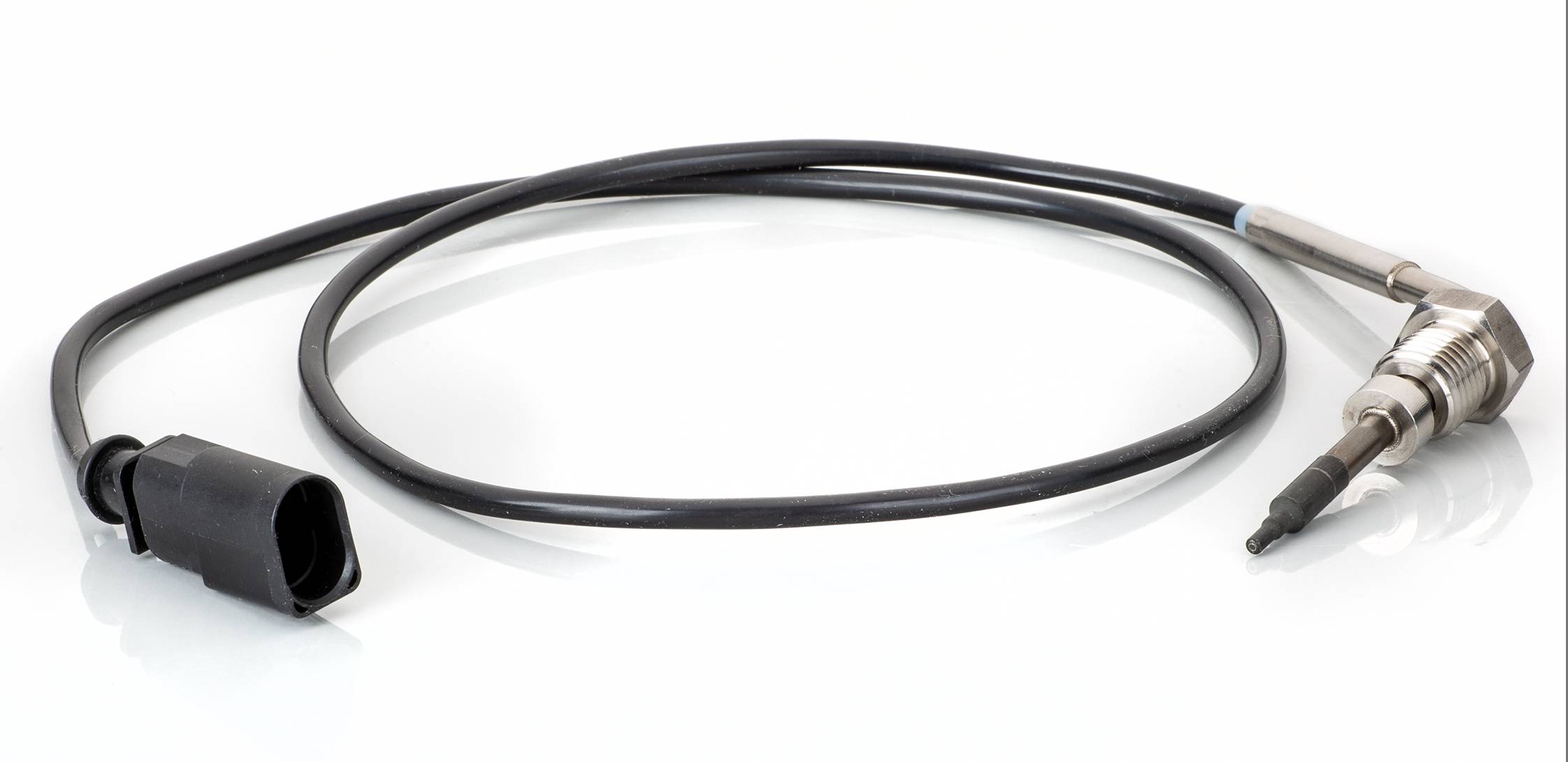HELLA 6PT 014 494-871 Sensor, Abgastemperatur - 2-polig - geschraubt - Kabel: 730mm