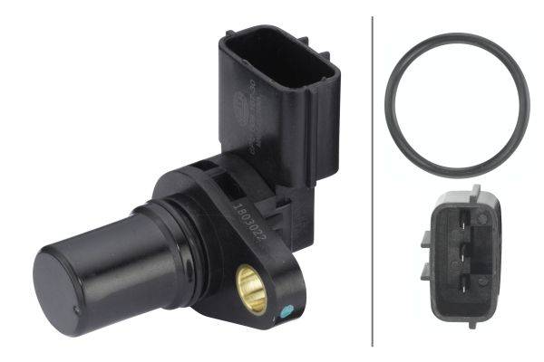 HELLA 6PU 009 167-301 Impulsgeber, Kurbelwelle - 3-polig - mit Dichtring/ohne Kabel