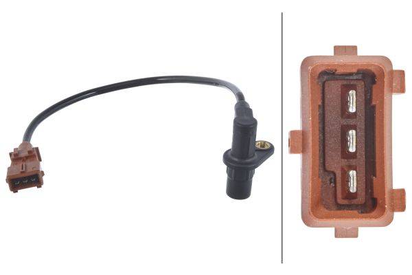 HELLA 6PU 009 146-181 Impulsgeber, Kurbelwelle - 12V - 3-polig - Kabel: 330mm