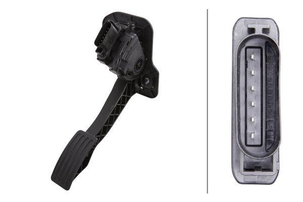 HELLA 6PV 010 946-211 Sensor, Fahrpedalstellung - für Linkslenker - Schaltgetriebe
