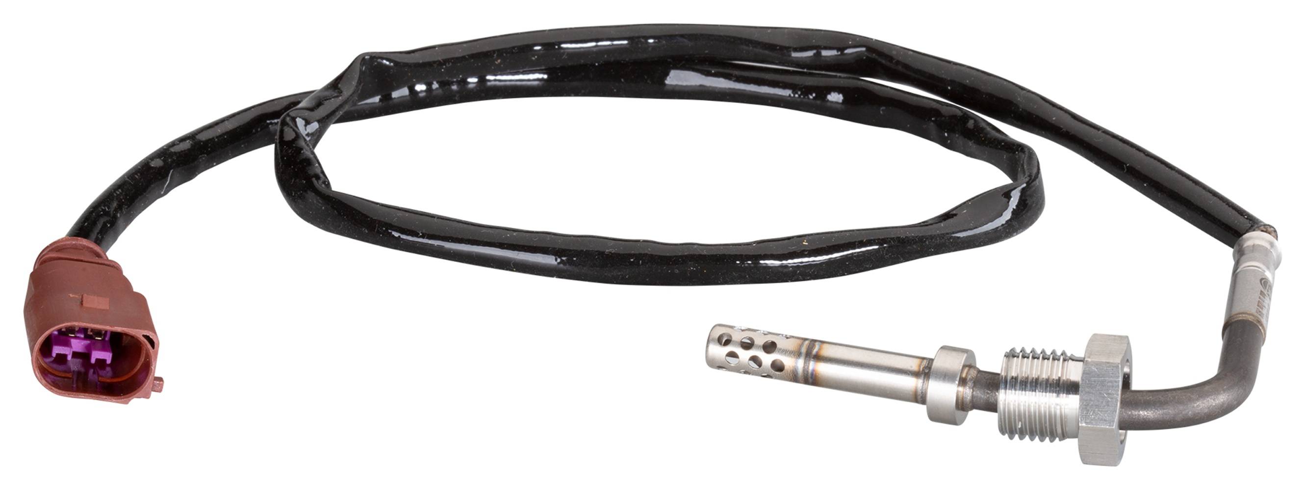 HELLA 6PT 010 376-111 Sensor, Abgastemperatur - 2-polig - geschraubt - Kabel: 595mm