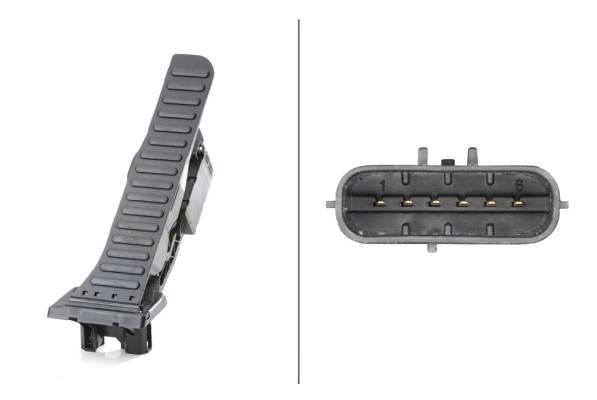 HELLA 6PV 008 689-701 Sensor, Fahrpedalstellung - für Linkslenker - Schaltgetriebe
