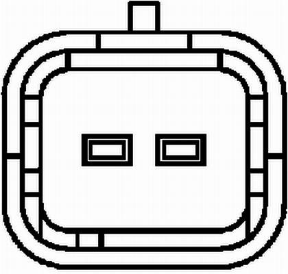 HELLA 6PU 009 163-471 Impulsgeber, Kurbelwelle - 12V - 2-polig - schwungscheibenseitig - ohne Kabel