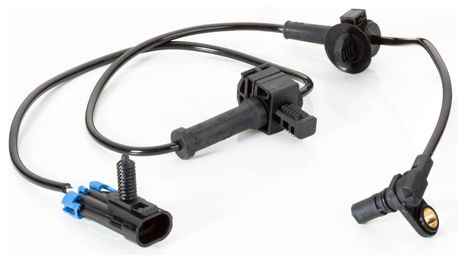 HELLA 6PU 230 040-411 Sensor, Raddrehzahl - 2-polig - Hinterachse beidseitig - Kabel: 833mm - mit Ha