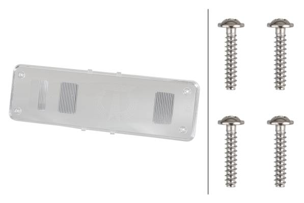 HELLA 9EL 183 432-031 Lichtscheibe, Heckleuchte "Krone" - links