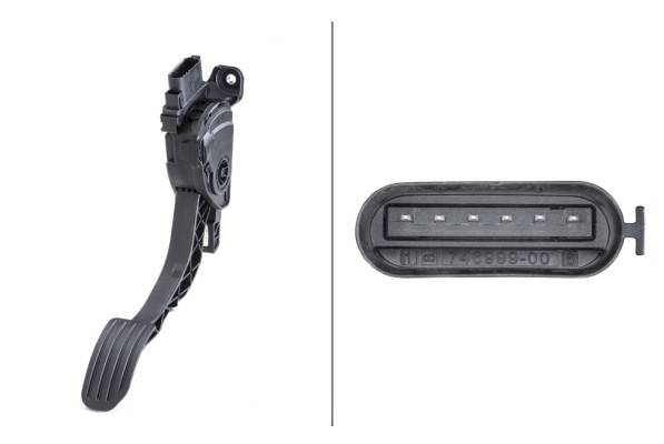 HELLA 6PV 010 834-811 Sensor, Fahrpedalstellung - für Linkslenker - Automatikgetriebe