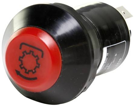 HELLA 6EF 004 406-161 Schalter, Ein-/Ausschalten (Anbaugeräte) - 12V - tastend - Bohrung-Ø: 30mm