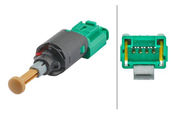 HELLA 6DD 008 622-961 Bremslichtschalter - Anschlussanzahl: 4 - Bajonett - Wechselschalter - elektri