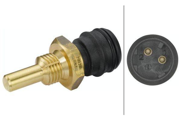 HELLA 6PT 009 107-491 Sensor, Kühlmitteltemperatur - 12V - geschraubt