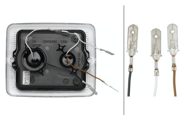 HELLA 9DW 195 804-181 Lichtscheibe, Blinkleuchte - 12V