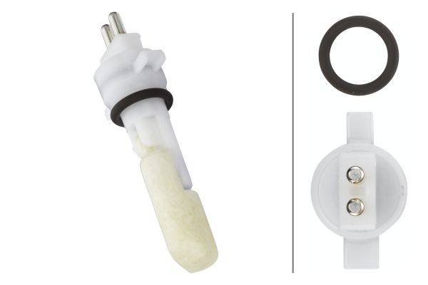 HELLA 6EZ 004 765-041 Sensor, Kühlmittelstand - 12V - mit Dichtung