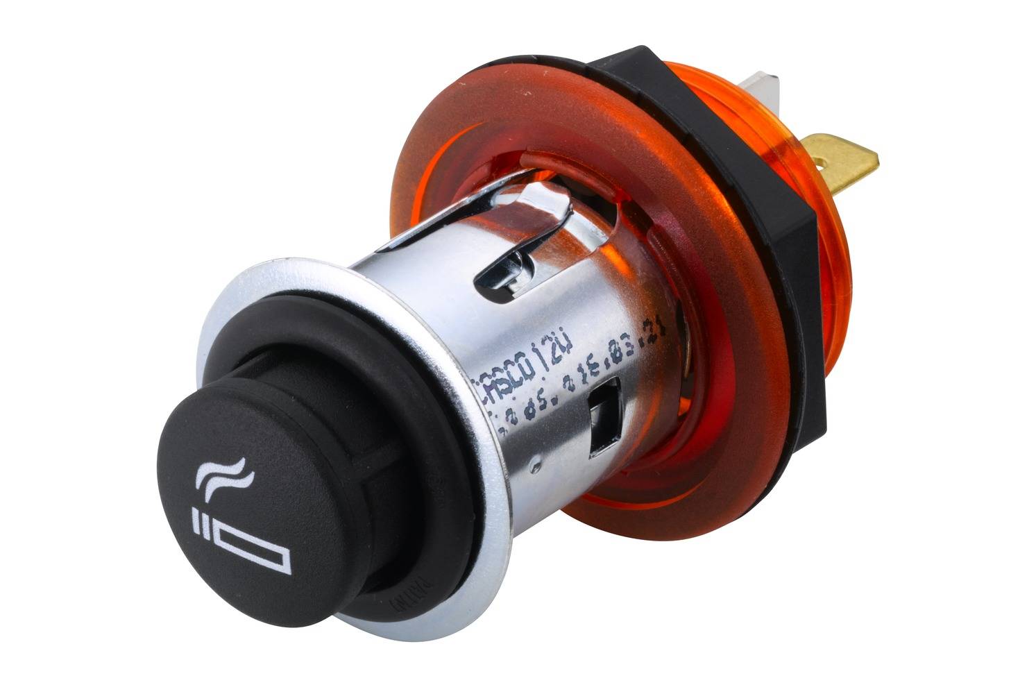 HELLA 8EZ 008 021-041 Zigarettenanzünder - 12V - Einbau - Stecker: Flachstecker - rot