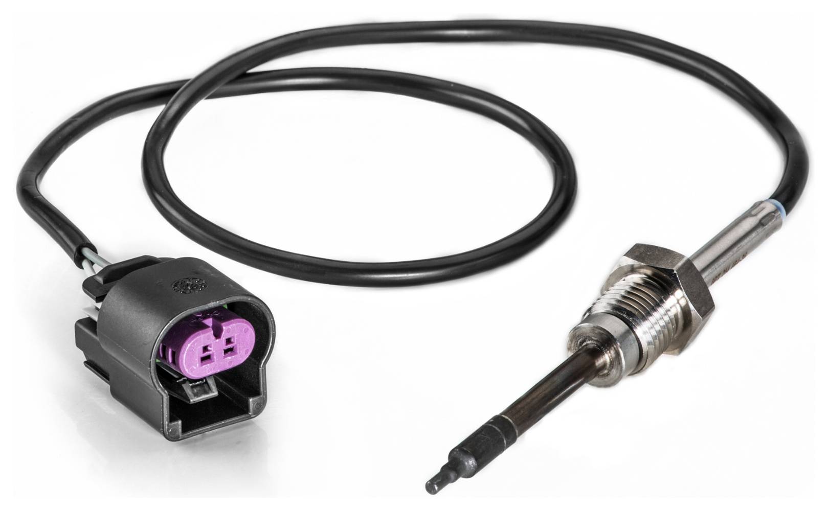 HELLA 6PT 014 494-391 Sensor, Abgastemperatur - 2-polig - geschraubt - Kabel: 530mm