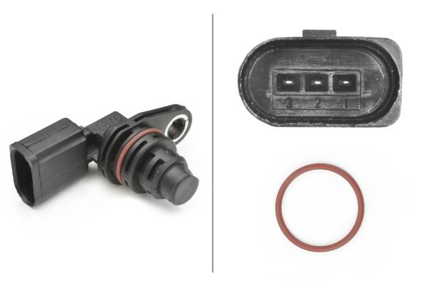 HELLA 6PU 009 121-451 Sensor, Nockenwellenposition - 12V - 3-polig - mit Dichtung - ohne Kabel