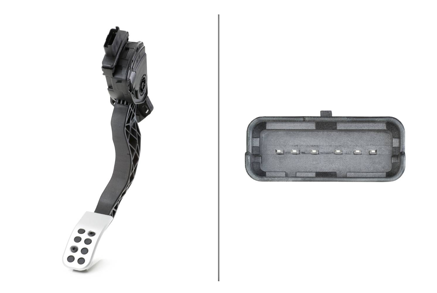 HELLA 6PV 009 949-731 Sensor, Fahrpedalstellung - für Linkslenker - Automatikgetriebe - Pedalbelag a