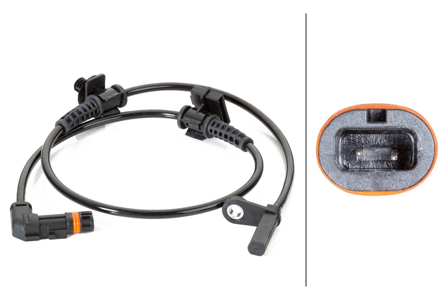 HELLA 6PU 230 040-001 Sensor, Raddrehzahl - Vorderachse - Kabel: 740mm