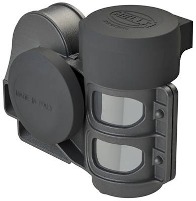 HELLA 3PB 013 410-081 Horn - 12V - 112dB(A) - Frequenzbereich: 520/660Hz - Frequenzbereich von: 520H