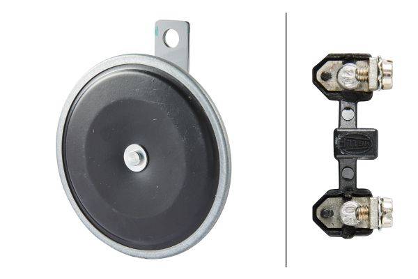 HELLA 3SB 002 768-031 Signalgeber - B36 - 24V - akustisch - 91dB(A) - Frequenzbereich: 550Hz - Gehäu