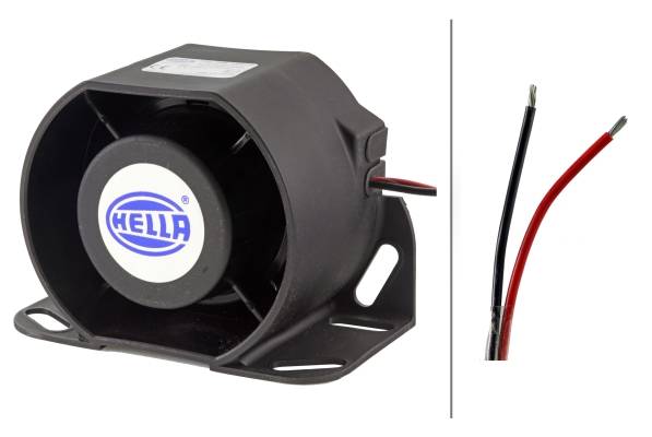 HELLA 3SL 996 139-001 Rückfahrwarner - 87dB(A) - Frequenzbereich: 1200Hz - geschraubt - Kabel: 159mm