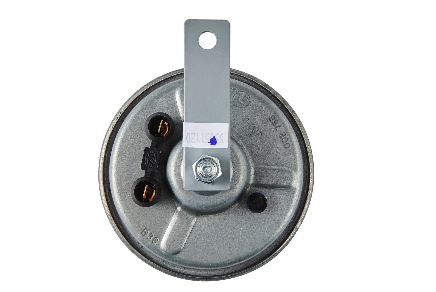 HELLA 3BA 002 768-201 Horn - B36 - 24V - 116dB(A) - Frequenzbereich: 400Hz - Hochton - Gehäusefarbe: