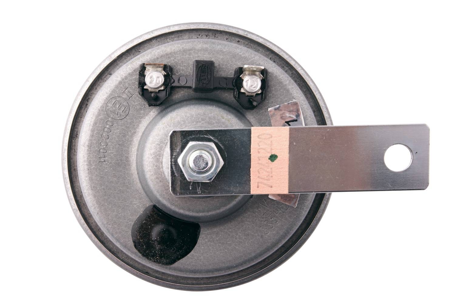 HELLA 3AL 908 571-031 Horn - M26 - 12V - 115dB(A) - Frequenzbereich: 335Hz - Tiefton - Flachsteckans