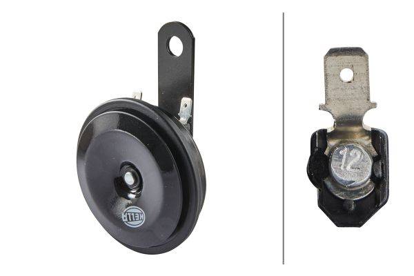 HELLA 3AL 007 425-791 Horn - M28 - 12V - 110dB(A) - Frequenzbereich: 400Hz - Hochton - Gehäusefarbe: