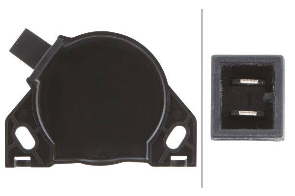 HELLA 3SL 009 148-101 Rückfahrwarner - 82dB(A) - Frequenzbereich: 1200Hz - geschraubt - Stecker: AMP