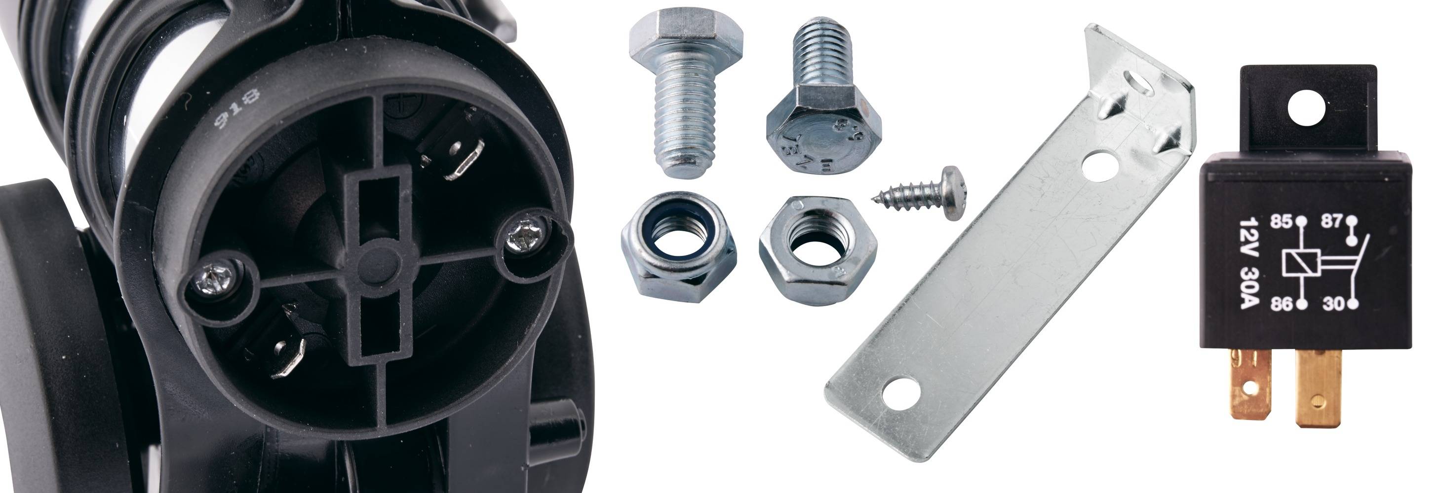 HELLA 3PB 013 410-081 Horn - 12V - 112dB(A) - Frequenzbereich: 520/660Hz - Frequenzbereich von: 520H