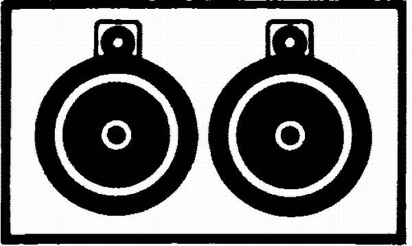 HELLA 3CB 004 811-042 Horn - DL50 - 12V - 114dB(A) - Frequenzbereich: 310/380Hz - Gehäusefarbe: schw