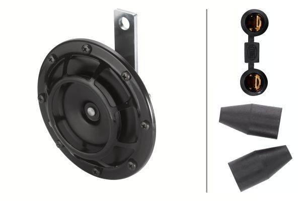 HELLA 3AF 003 399-071 Horn - B133 - 24V - 118dB(A) - Frequenzbereich: 500Hz - Hochton/Starkton - Geh