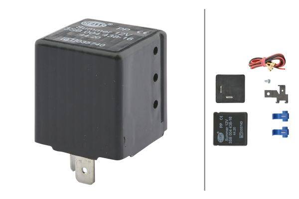 HELLA 3SB 004 438-161 Signalgeber - 12V - akustisch - 85dB(A) - Frequenzbereich: 325Hz