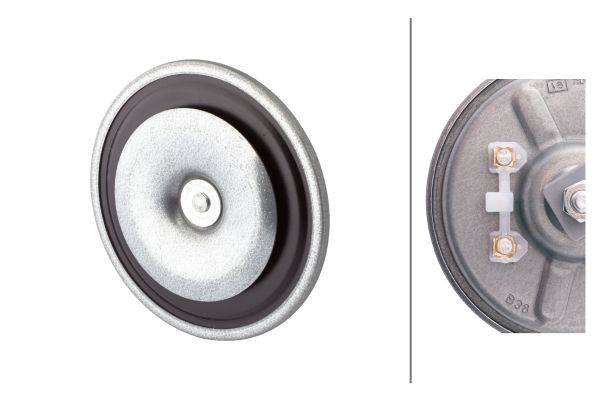 HELLA 3BA 002 768-551 Horn - B36 - 12V - 116dB(A) - Frequenzbereich: 400Hz - Hochton - Gehäusefarbe: