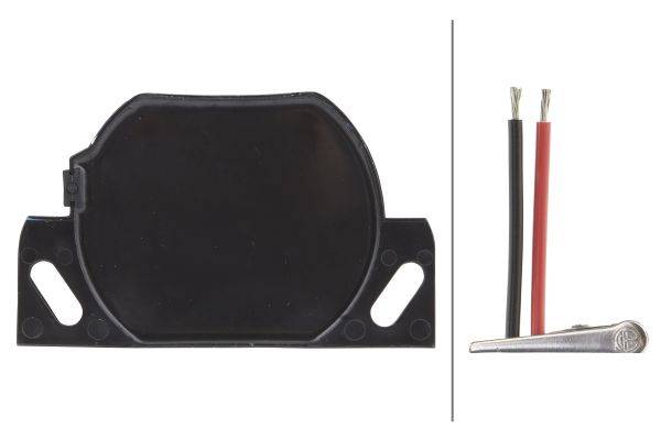 HELLA 3SL 996 139-101 Rückfahrwarner - 107dB(A) - Frequenzbereich: 1300Hz - geschraubt - Kabel: 171m