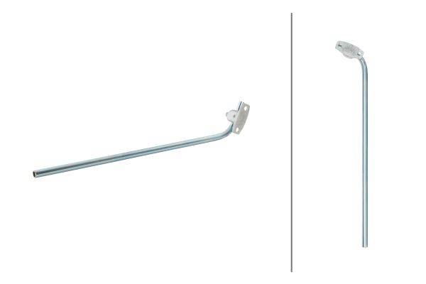HELLA 8HG 002 211-001 Halter, Außenspiegel - Stahl - verzinkt - silber - Ø: 12mm - links/rechts